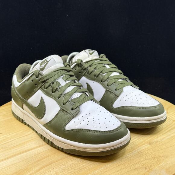 Nike Dunk Low Medium Olive Women’s Size 9 DD1503-120 Olive Green White Athletic - Picture 4 of 10
